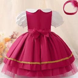 StyleCast x Revolte Peter Pan Collar Layered Empire Dress image 5