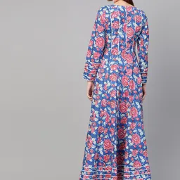 Idalia Floral Printed Maxi Dress image 4