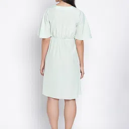 DRAAX Fashions Flared Sleeves A-Line Dress image 5