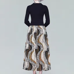 JC Collection Ethnic Motifs Printed Fit & Flare Maxi Dress image 5