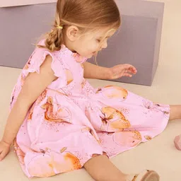 LULU & SKY Floral A-Line Dress image 5