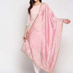 Dupatta Bazaar Printed Khari Print Silk Dupatta with Zari-picture-22