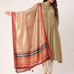 Ishin Ethnic Motifs Woven Design Dupatta-picture-14