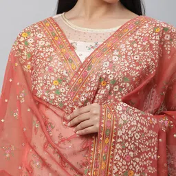 AURELIA Floral Printed Dupatta image 4