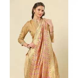 Dupatta Bazaar Woven Design Dupatta with Zari image 5