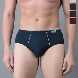 Euro Pack Of 10 Assorted Pure Cotton Mid-Rise Basic Briefs EuroRegularBrief5-picture-6