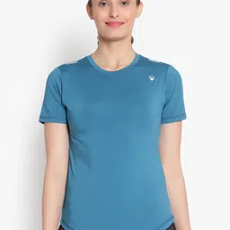 Wearjukebox Women Blue Solid Top-image-37