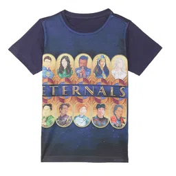Marvel by Wear Your Mind Boys Blue Printed T-shirt-picture-58