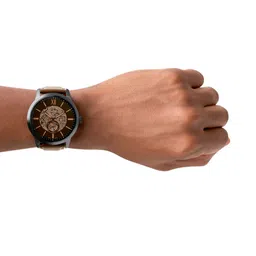 Fossil Men Brown Skeleton Analogue Watch ME3155 image 2