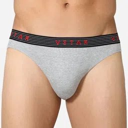 VStar Pack Of 2 Cotton Basic Briefs TUFF NEO-2PCS-GREY_MELANGE image 4