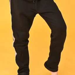 Anthrilo Girls Side Striped Relaxed-Fit Track Pants-image-49