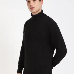 Tommy Hilfiger Men Turtle Neck Cable Knit Pullover image 3