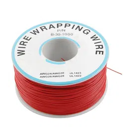 B-30-1000 30AWG PVC Wire Wrap 230m Red High-Quality Insulated image 1