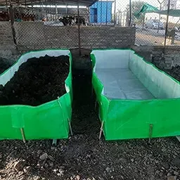 generic Real Trust 450 GSM 6ftx4ftx2ft hdpe UV Stabilize Imported Virgin Fabric (ISO Certified) Vermi Compost Maker Bed | 6ft x 4ftx 2ft | image 2