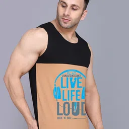 SLOWLORIS Pack Of 2 Printed Innerwear Vests SL26 COMBO (LOUD BLKRST) (KEEP BLKPCK) image 4