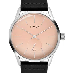 Timex Men Brass Dial & Leather Straps Analogue Watch TWEG25504-picture-22