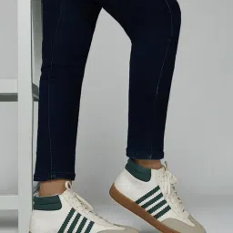 Truffle Collection Beige Solid Casual Sneakers-picture-13