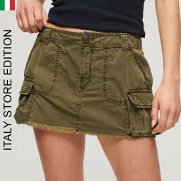 superdry Vintage Utility Para Skirt image 1