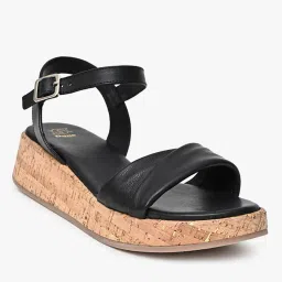 dune london Women Krissie Leather Platform Heels image 1