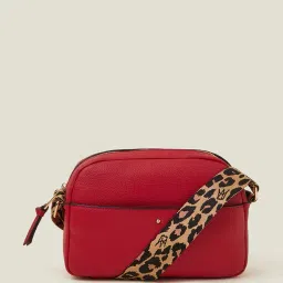 accessorize london Women Webbing Curved Camera Sling Bag image 1