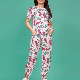 dadx Printed T-Shirt & Pyjamas Set image 1