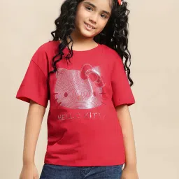 kidsville Girls Round Neck T-shirt image 1