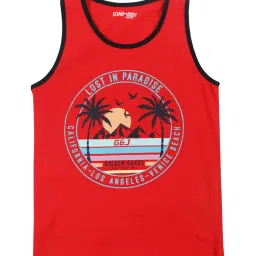 gini & jony Graphic Print Cotton Vest image 1