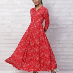 rangriti Women Printed Fit & Flare Dress image 1