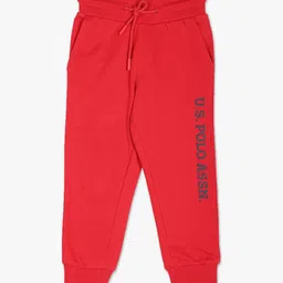 u.s. polo assn. Boys Logo Embroidered Cotton Joggers image 1