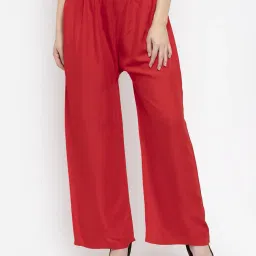 clora creation Palazzos with Elasticated Waistband image 1
