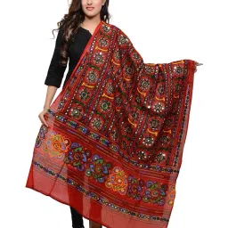 banjara india Aari Embroidered Dupatta image 1