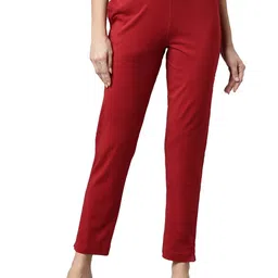 go colors Relaxed Fit Flat-Front Pants image 1