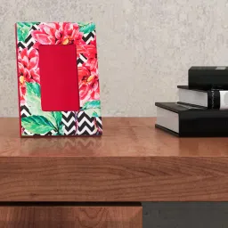 sej by nisha gupta Floral Print Rectangle Photo Frame image 1