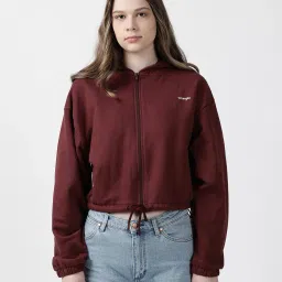 wrangler Zip-Front Hooded Sweatshirt image 1