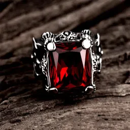 yellow chimes Cocktail Ring with Stone image 1