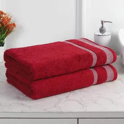 mafatlal Set of 2 Cotton Bath Towels image 1