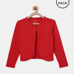 kryptic Pack of 2 Girl Front Open Shrugs with Full-Length Sleeves image 1