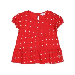 u.s. polo assn. Printed Round-Neck Top image 1