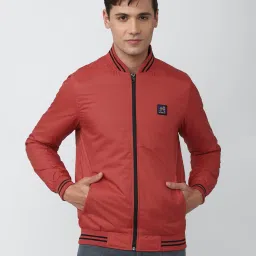 van heusen Zip-Front Slim Fit Bomber Jacket image 1
