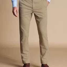 charles tyrwhitt Men Slim Fit Ultimate Non-Iron Chinos image 1