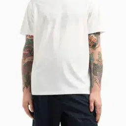 Men Logo Print Regular Fit Cotton Crew-Neck T-Shirt-image-72