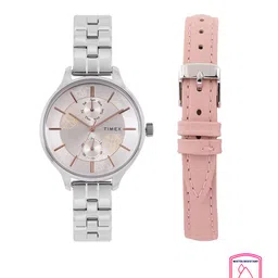 Timex Women Silver-Toned Printed Analogue Watch TWEL14800-picture-15