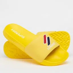 superdry Women Textured-Logo Pool Sliders image 2