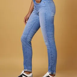 superdry Fuji Lightly Whiskered Skinny Jeans image 2