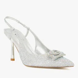 dune london Women Create Embellished Slingback Pumps image 2