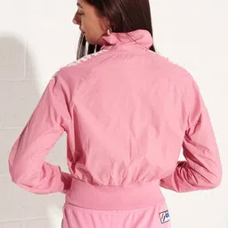 superdry Wind Runner Zip-Front Cropped Track Jacket image 2