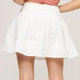 superdry Vintage Lace Mini Skirt image 2