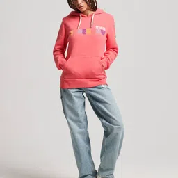superdry Vintage Retro Rainbow Hoodie image 2