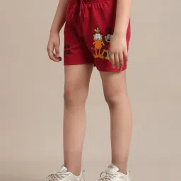 kidsville Girl Graphic Print Regular Fit Shorts image 2
