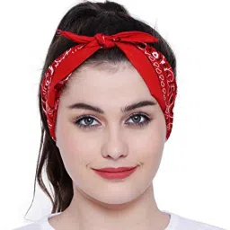 navkar crafts Unisex Cotton Paisley Bandanas image 2